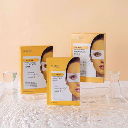 صورة 24K Gold Lifting & Firming Hydrogel Mask 1pc – 33G