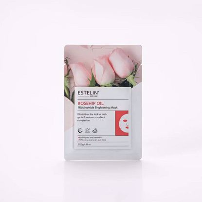 Picture of Estelin Rosehip Oil + Niacinamide Brightening Mask – 1 Sheet Mask