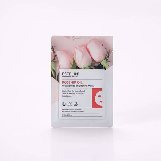 Picture of Estelin Rosehip Oil + Niacinamide Brightening Mask – 1 Sheet Mask