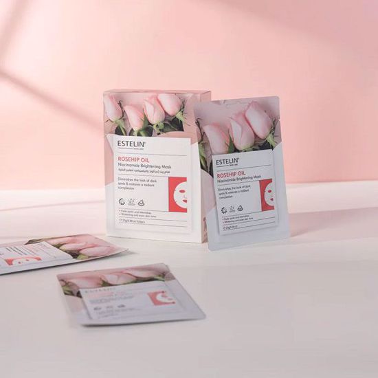 Picture of Estelin Rosehip Oil + Niacinamide Brightening Mask – 1 Sheet Mask