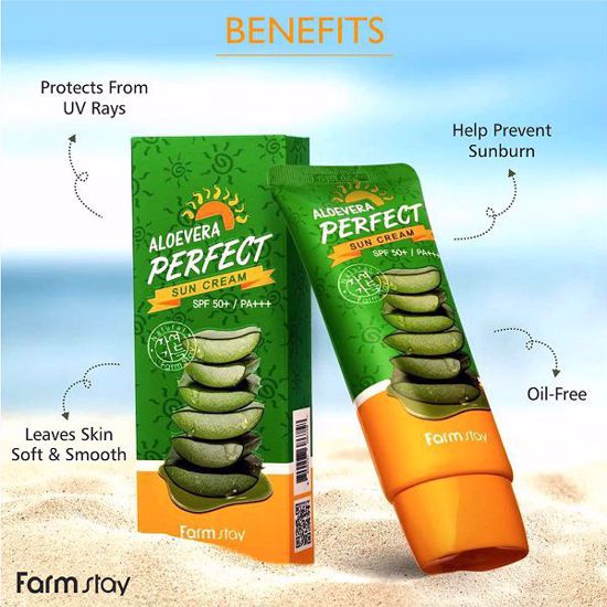 Picture of Farmstay Aloe Vera Perfect Sun Cream SPF 50 PA++