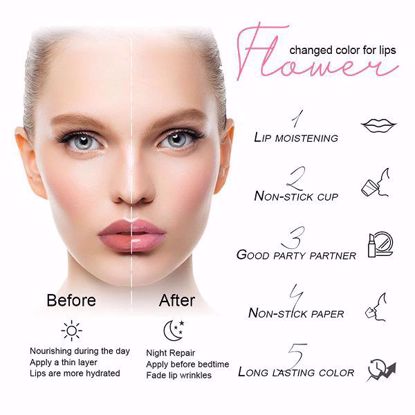 Picture of Flower Color-Changing Lipstick (Purple)