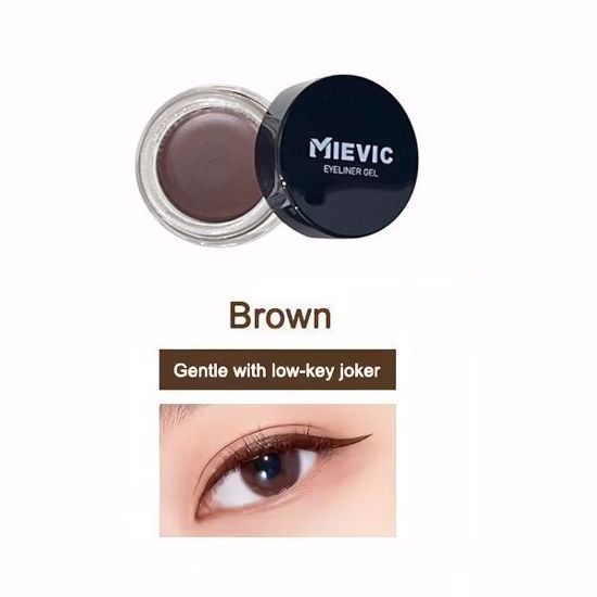 Picture of Long-Lasting Eyeliner Gel with Brush (Brown)