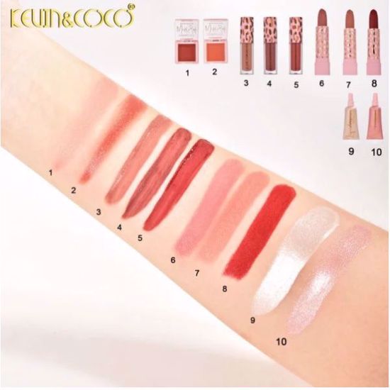 صورة 39-Color Eyeshadow & Cosmetic Set – Leopard Print All-in-One Makeup Compact