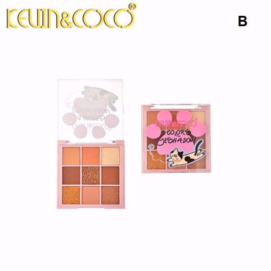 صورة Kevin & Coco 9-Color Eyeshadow Palette  9g