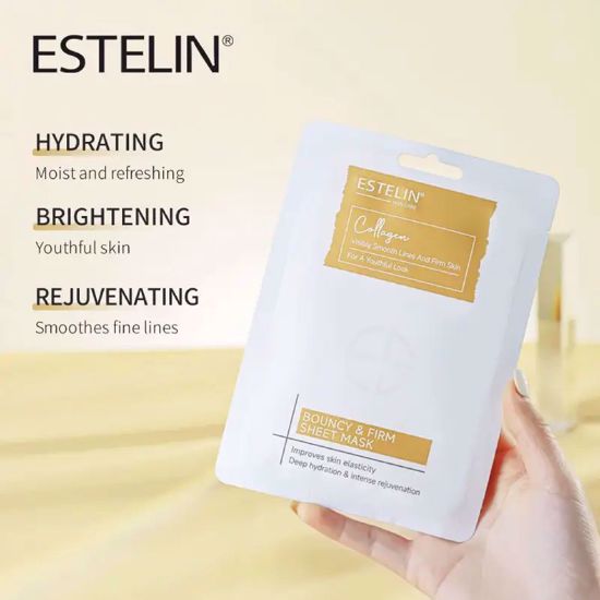 صورة Estelin Collagen Bouncy & Firm Sheet Mask – 25 g