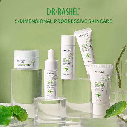 Picture of Dr RASHEL Ceramide & Centella Soothing Repair Travel Skincare Set (5-Piece)