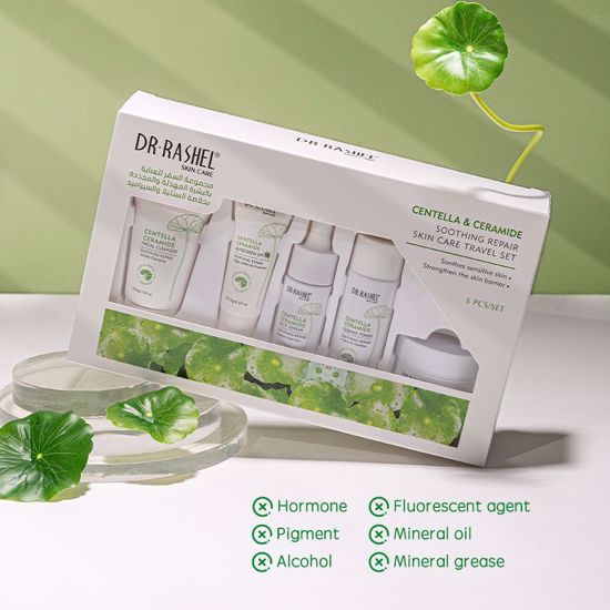 Picture of Dr RASHEL Ceramide & Centella Soothing Repair Travel Skincare Set (5-Piece)