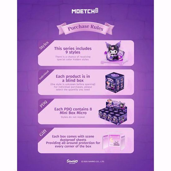 صورة My Melody & Kuromi Floral Secret Realm Series Mini Box Pro - Mystery Box