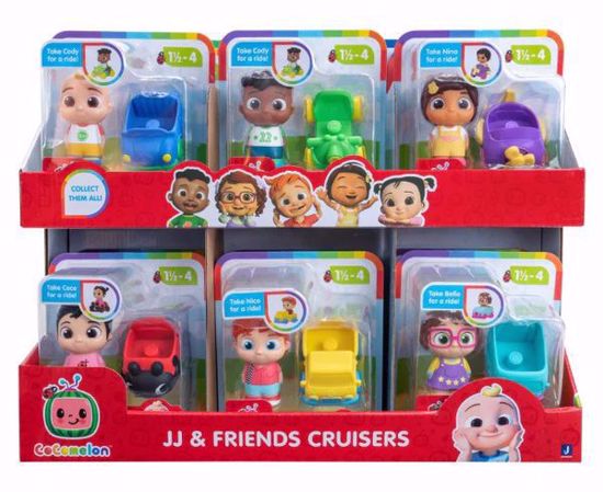 Picture of CoComelon JJ & Friends Cruisers – 6 Assorted Character Vehicles