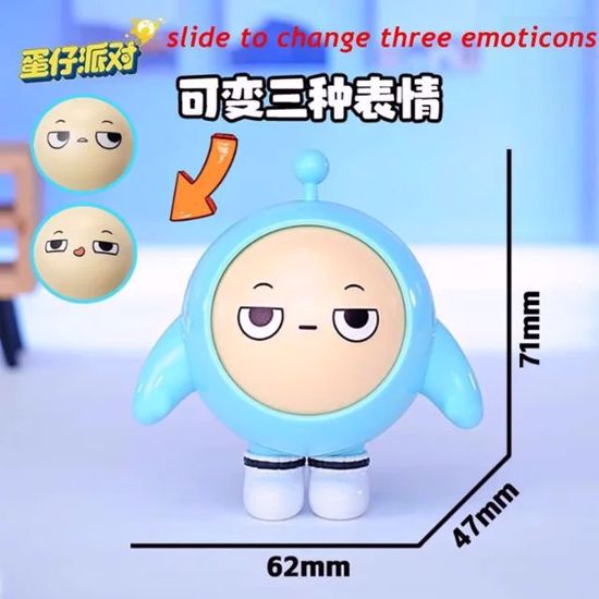 Picture of Eggy Party Egg Toy – Color-Changing Faces (4 Colors)