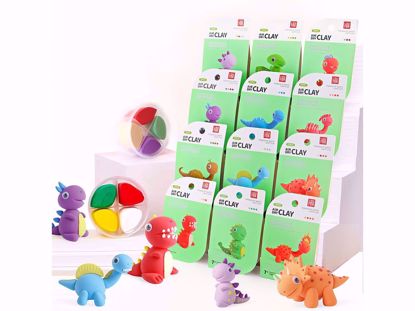 صورة Dinosaur Adventure Clay Set – DIY Air Dry Craft Kit (12 Designs)