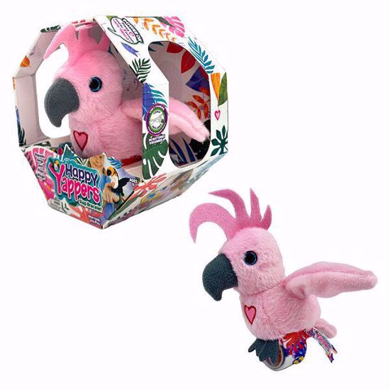 Picture of Happy Yappers Interactive Talking Bird (PINK Cockatoo)