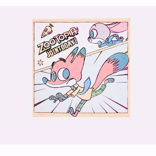 Picture of Zootopia DIY Digital Oil Painting Kit (20 × 20 cm)