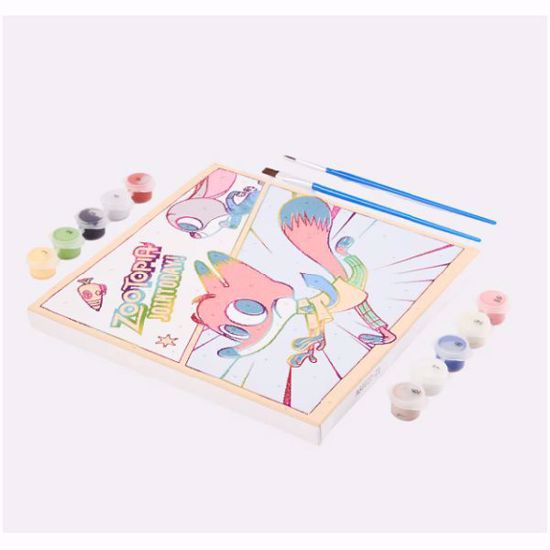 Picture of Zootopia DIY Digital Oil Painting Kit (20 × 20 cm)