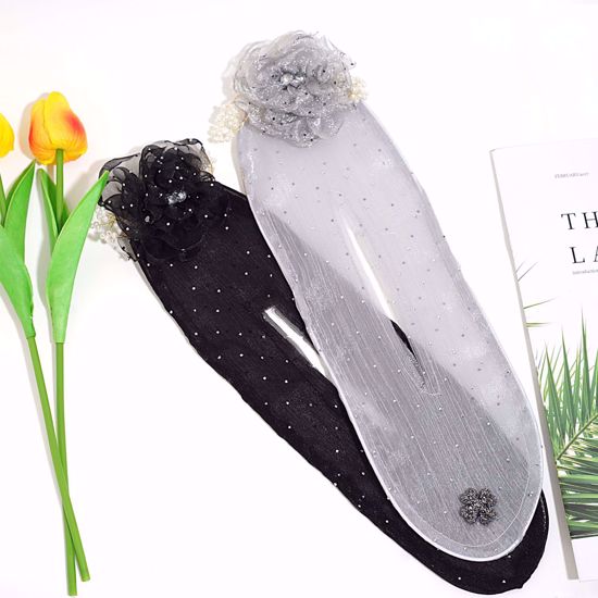 Picture of Hand Embroidered Floral Bun Maker – Lazy Hair Tie