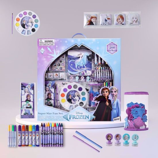 صورة Disney Frozen Arts & Craft Kit for Girls – Super Size Fun Set (200+ Pieces)