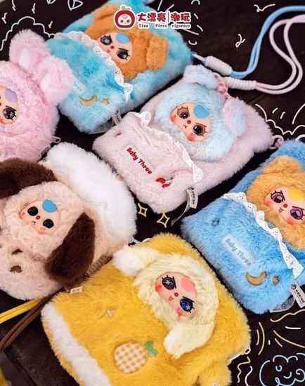 Picture of Baby Three Plush Mobile Phone Bag – Blind Bag Collectible Series