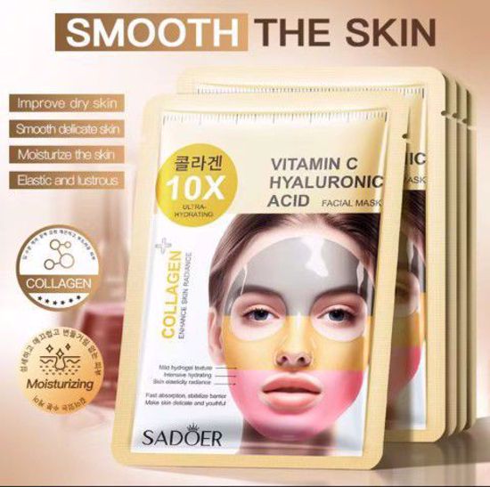 Picture of Vitamin C + Hyaluronic Acid Facial Mask