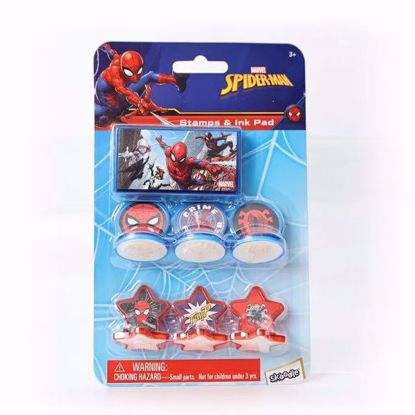 صورة Marvel Spider-Man Stamps Kit with Ink Pad – Creative Fun for Little Superheroes (Ages 3+)