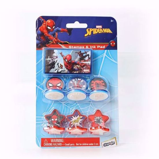 صورة Marvel Spider-Man Stamps Kit with Ink Pad – Creative Fun for Little Superheroes (Ages 3+)