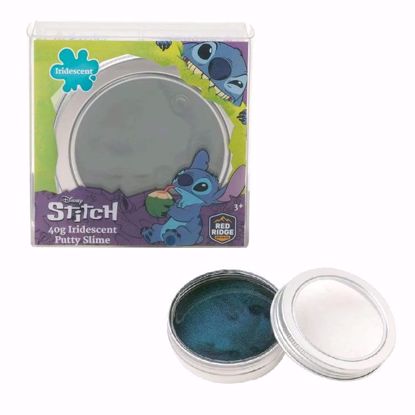 صورة Disney Stitch Iridescent Putty Slime – Green & Purple (40g)