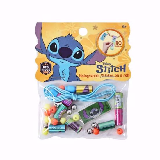 Picture of Disney Stitch Holographic Sticker Bracelet Making Craft Set (80pcs Stickers)