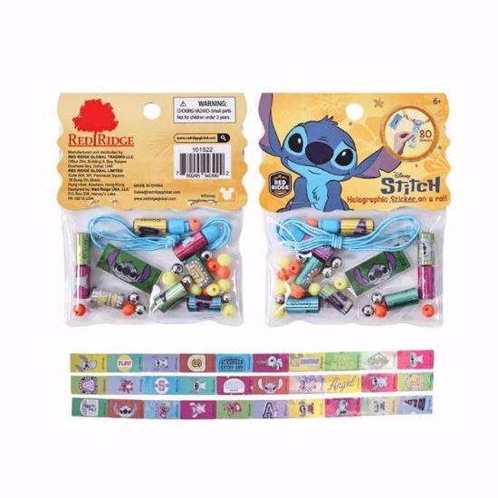 Picture of Disney Stitch Holographic Sticker Bracelet Making Craft Set (80pcs Stickers)