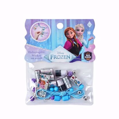 Picture of Disney Frozen Holographic Sticker On A Roll Bracelet Making Craft Set (80pcs Stickers)