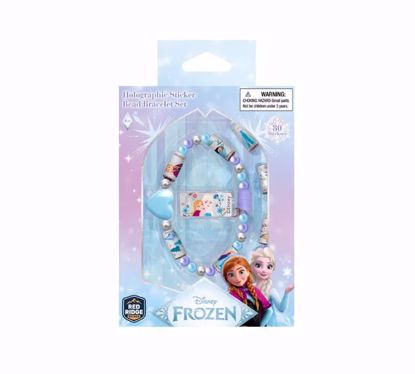 Picture of Disney Frozen Holographic Sticker Bead Bracelet Making Craft Set (80 pcs Sticker)