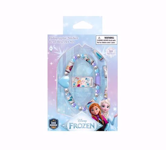 Picture of Disney Frozen Holographic Sticker Bead Bracelet Making Craft Set (80 pcs Sticker)