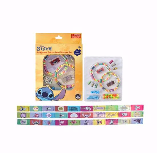 Picture of Disney Stitch Holographic Sticker Bead Bracelet Set 160 pcs stickers