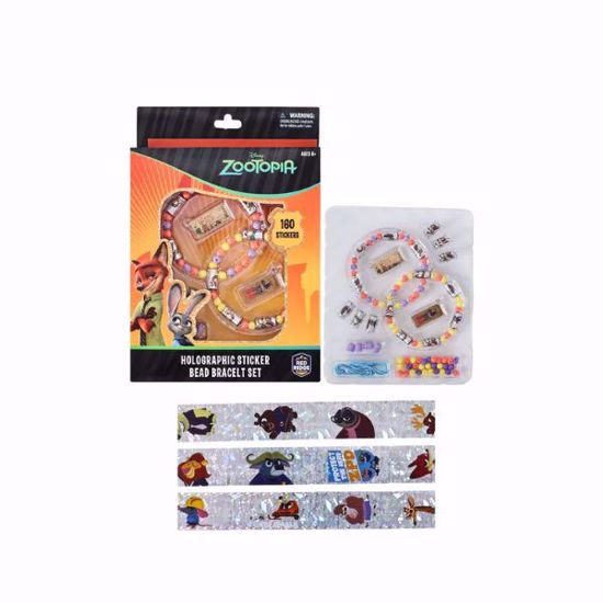 Picture of Disney Zootopia Holographic Sticker Bead Bracelet Set 160 pcs stickers