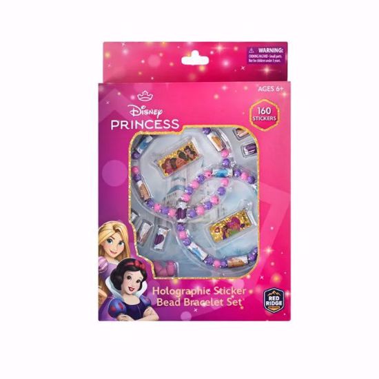 Picture of Disney Princess Holographic Sticker Bead Bracelet Set 160 pcs stickers