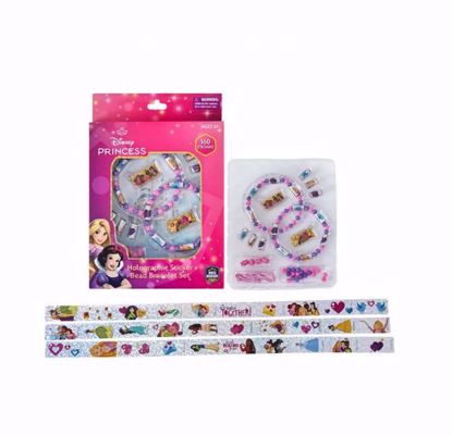 صورة Disney Princess Holographic Sticker Bead Bracelet Set 160 pcs stickers