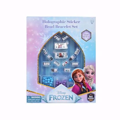 Picture of Disney Frozen Holographic Sticker Bead Bracelet Making Craft Set