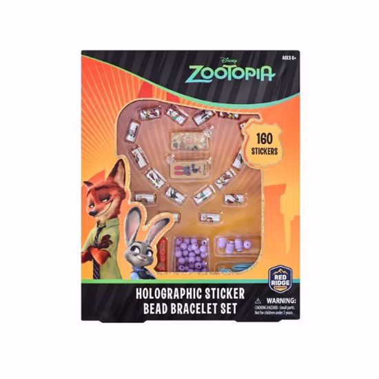 صورة Disney Zootopia Holographic Sticker Bead Bracelet Making Craft Set