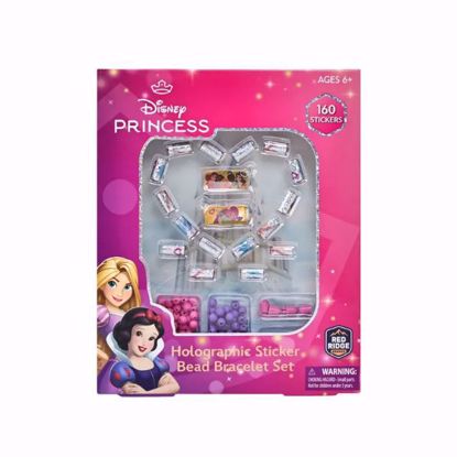 Picture of Disney Princess Holographic Sticker Bead Bracelet Making Craft Set