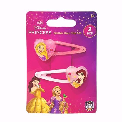 Picture of Disney Princess 2-Piece Glitter Hair Clip Set