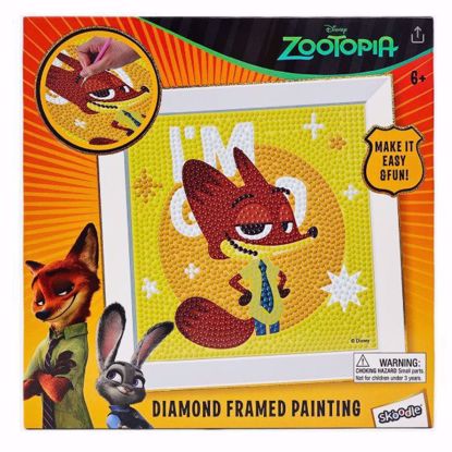 Picture of Skoodle Nick Zootopia Diamond Framed Painting Kit