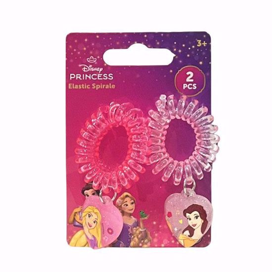 صورة Disney Princess 2-Piece Elastic Spiral Hair Ties