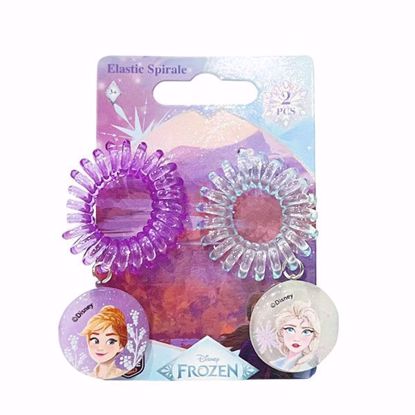 صورة Disney Frozen 2-Piece Elastic Spiral Hair Ties