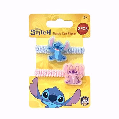 صورة Disney Stitch 2-Piece Elastic Glitter Hair Ties