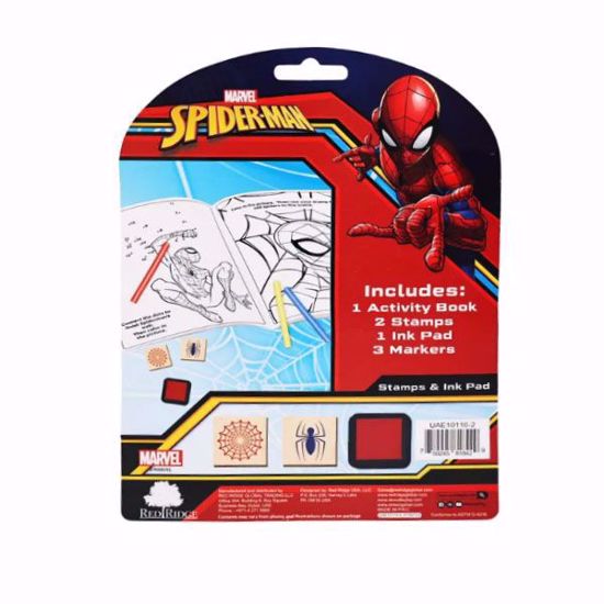 Picture of Marvel Spider-Man Activity Book with Wooden Stampers
