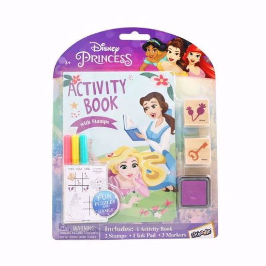 صورة Disney Princess Activity Book with Wooden Stampers