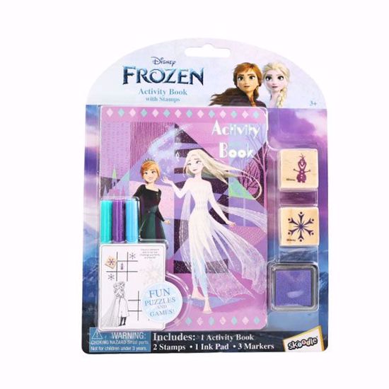صورة Disney Frozen Activity Book with Wooden Stampers