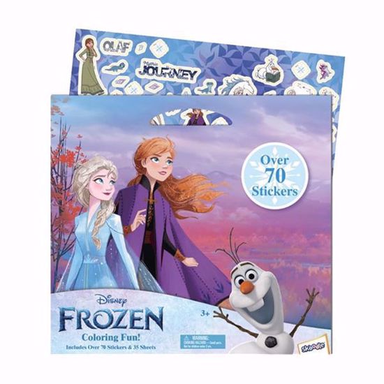 صورة Disney Frozen Coloring Fun Pad – 35 Pages + 70+ Stickers (Ages 3+)
