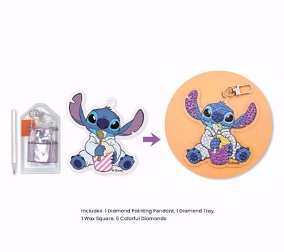 صورة Disney Stitch Diamond Painting Pendant Kit (Ages 3+)