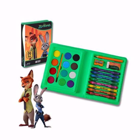 صورة Disney Zootopia Art Set – 24 Pieces (Ages 3+)