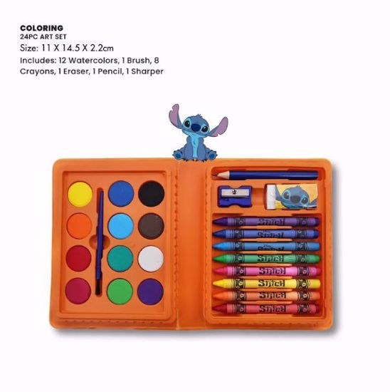 Picture of Disney Stitch Art Set – 24 Pieces (Ages 3+)